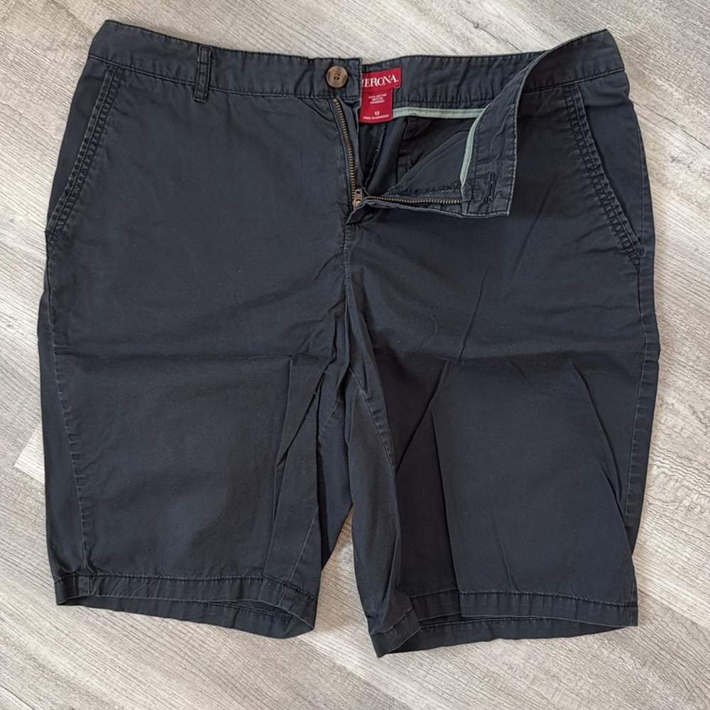 Merona Women’s Shorts Navy Blue 12